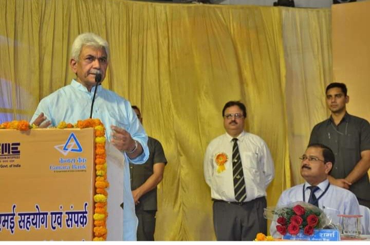 Manoj Sinha with Sarwagya Shekhar